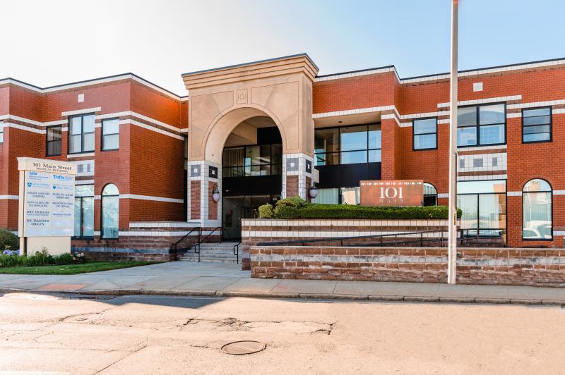 a large brick building